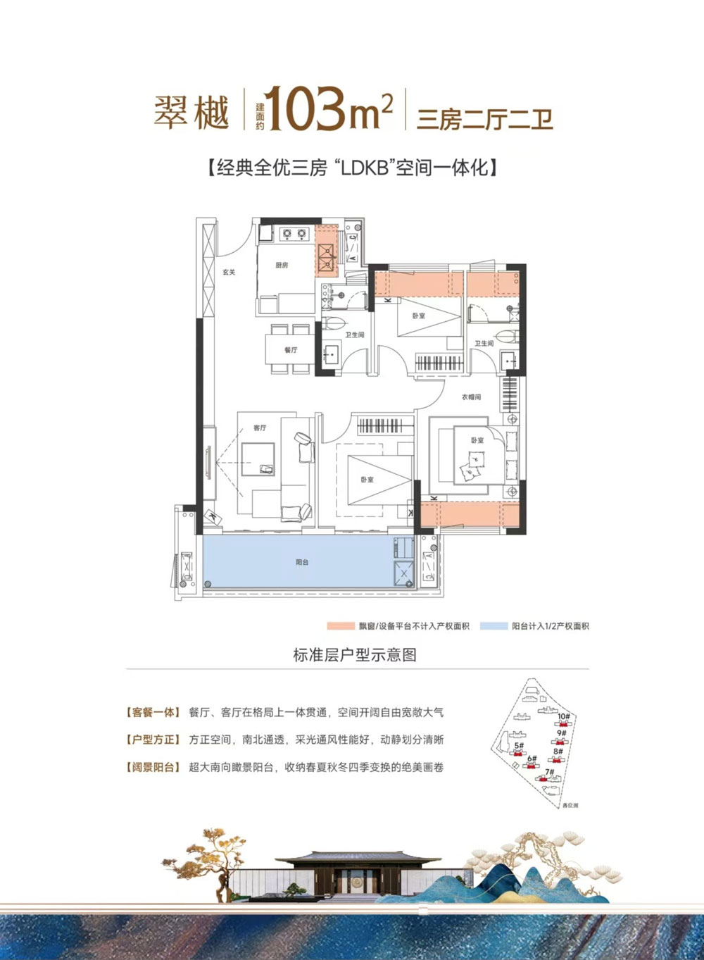 荆州公元御府翠樾户型