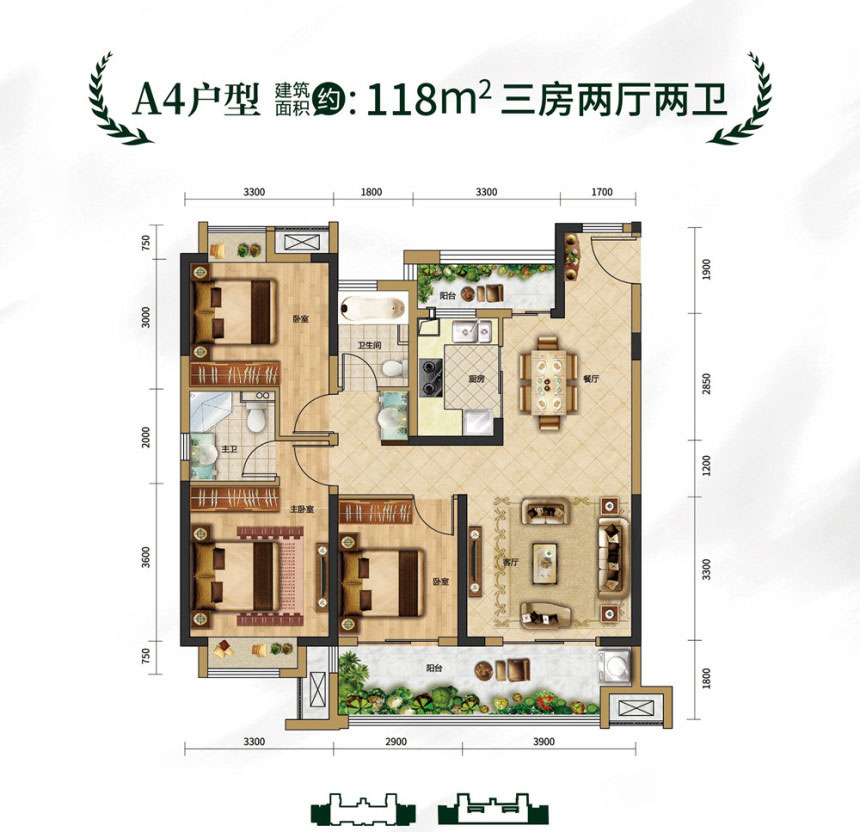 荆州荆江之星A4户型
