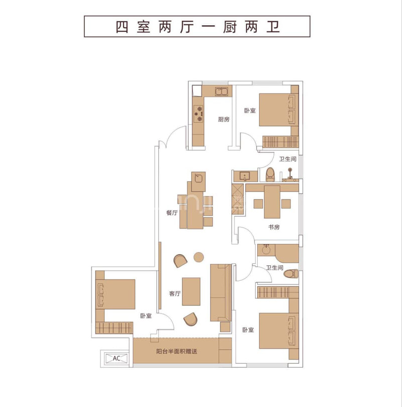 襄阳城果D户型