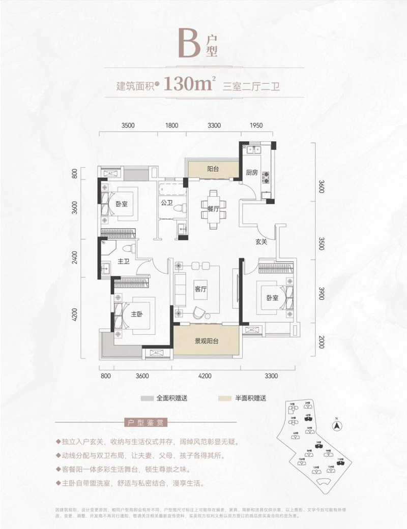 襄阳国投车城湖景B户型