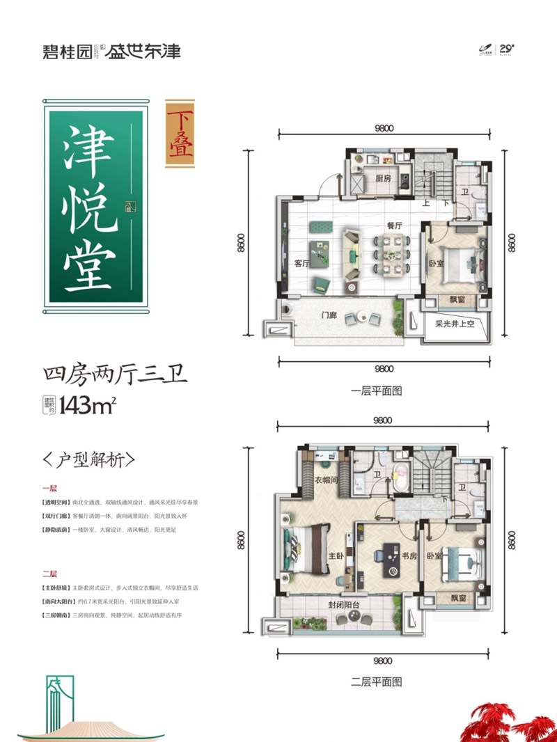 襄阳碧桂园盛世东津下叠