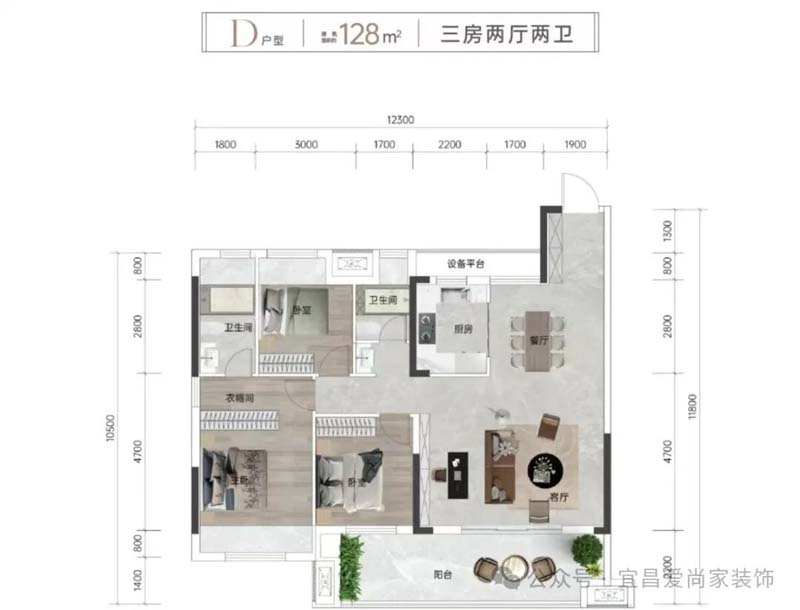宜昌金亚锦尚D户型