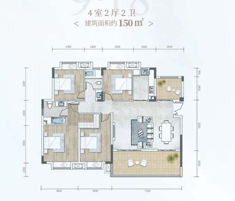 宜昌江南URD那溪谷A户型