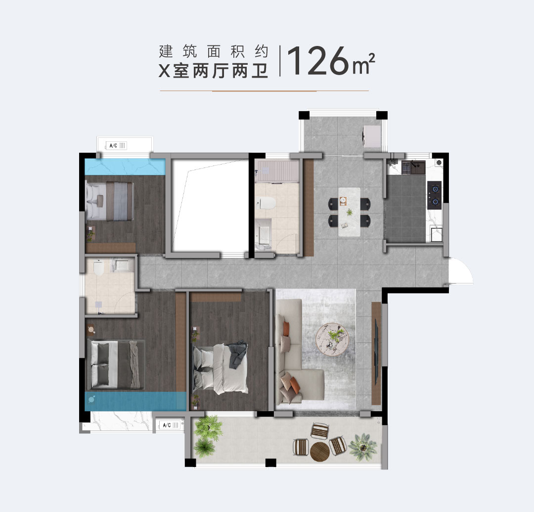 江陵县景鸿&middot;江湾城B户型