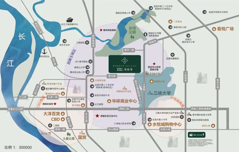 区位图